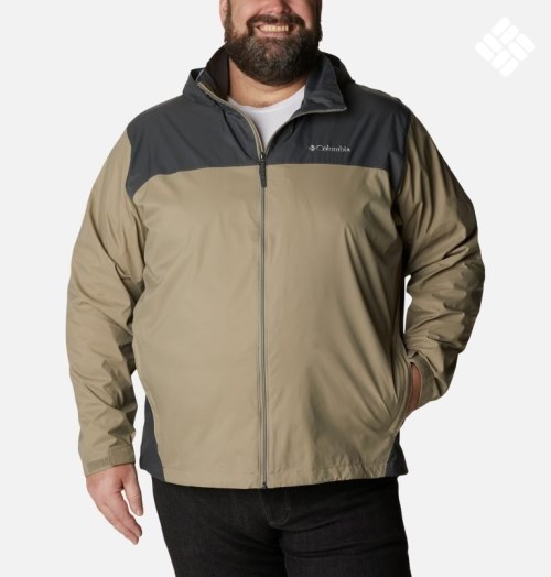 Men's Columbia Glennaker Lake Rain Jackets Olive | Plus Size CA-Y3460